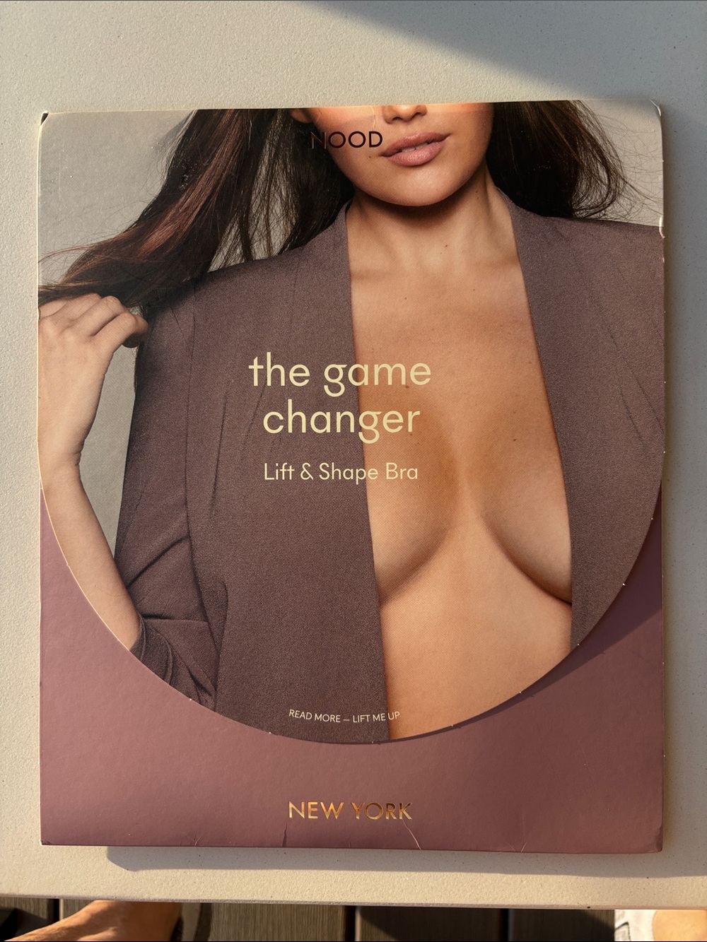 NOOD New York The Game Changer Lift & Shape Bra — nude